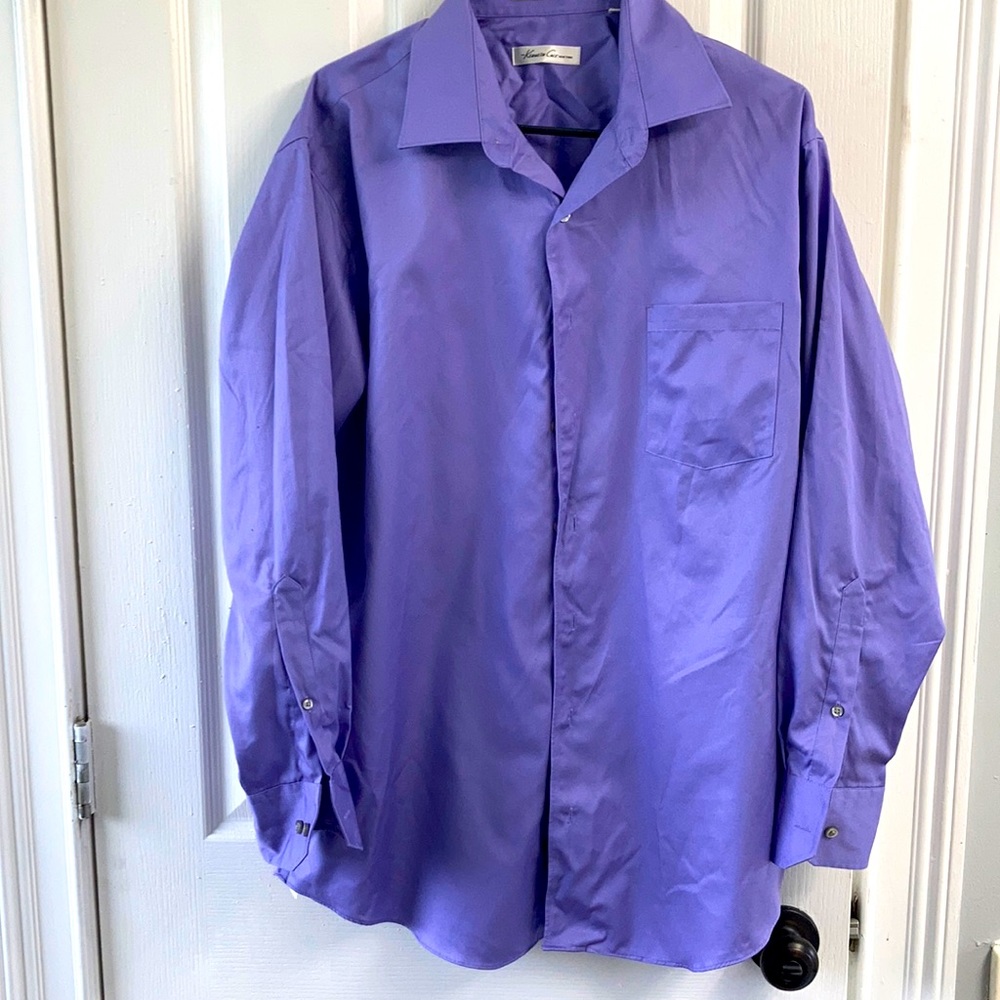 16 1/2/32/33 Purple Kenneth Cole Dress Shirt